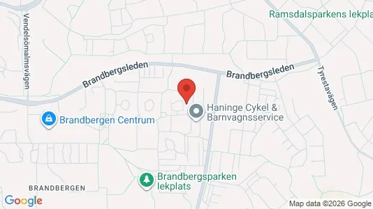 Apartments for rent i Haninge - kort over placeringen