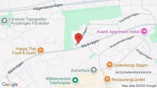 Apartments for rent i Stockholm South - kort over placeringen