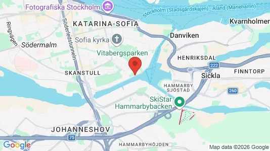 Apartments for rent i Hammarbyhamnen - kort over placeringen