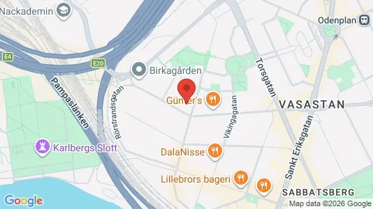 Apartments for rent i Vasastan - kort over placeringen