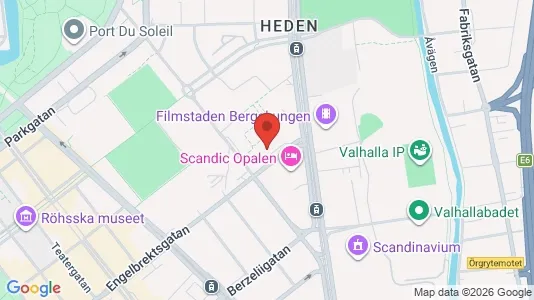 Apartments for rent i Gothenburg City Centre - kort over placeringen
