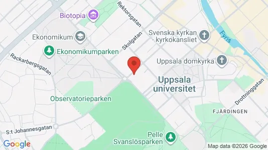 Apartments for rent i Uppsala - kort over placeringen