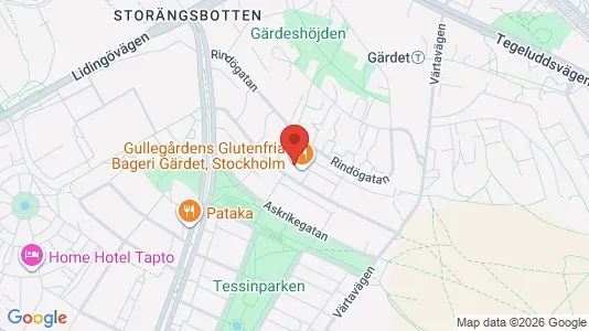 Apartments for rent i Gärdet/Djurgården - kort over placeringen