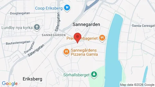 Apartments for rent i Lundby - kort over placeringen