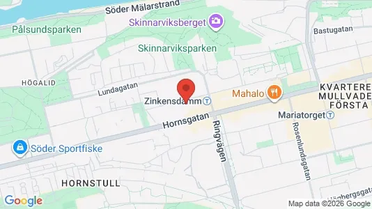 Apartments for rent i Södermalm - kort over placeringen
