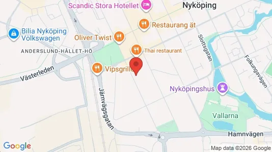 Apartments for rent i Nyköping - kort over placeringen