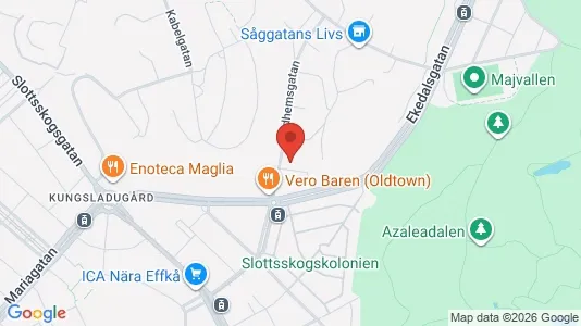 Apartments for rent i Majorna-Linné - kort over placeringen