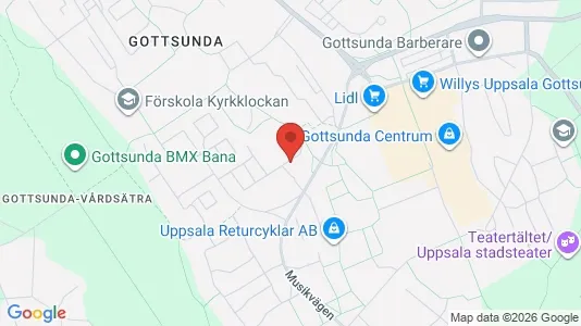 Apartments for rent i Uppsala - kort over placeringen