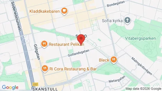 Apartments for rent i Södermalm - kort over placeringen