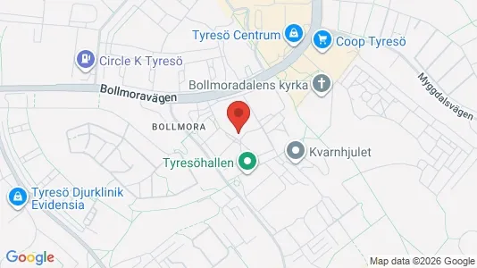 Apartments for rent i Tyresö - kort over placeringen