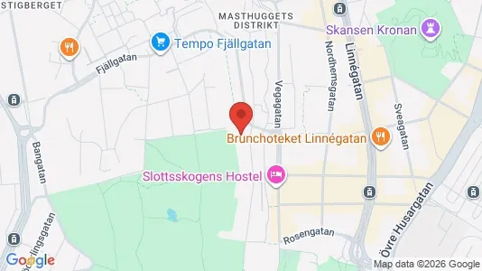 Apartments for rent i Majorna-Linné - kort over placeringen