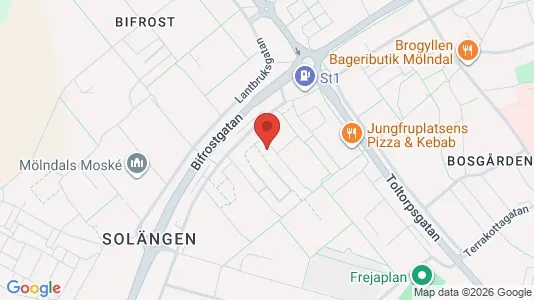 Apartments for rent i Mölndal - kort over placeringen