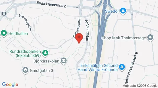 Apartments for rent i Askim-Frölunda-Högsbo - kort over placeringen