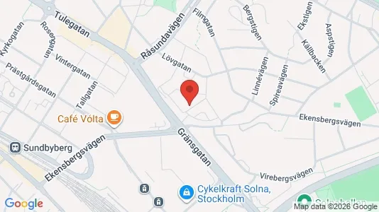 Apartments for rent i Solna - kort over placeringen