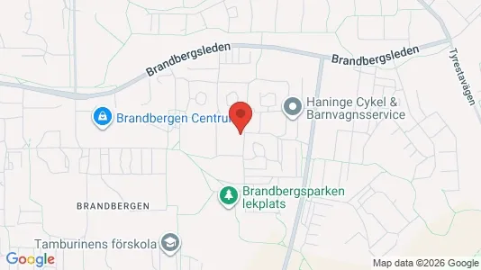 Apartments for rent i Haninge - kort over placeringen