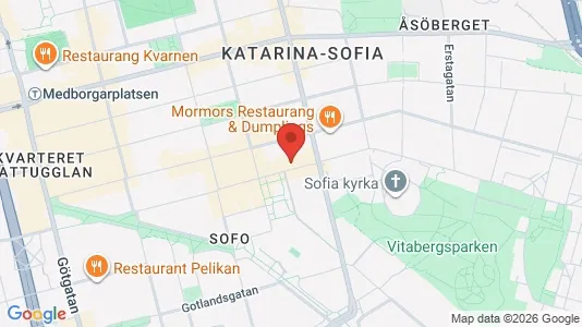 Apartments for rent i Södermalm - kort over placeringen