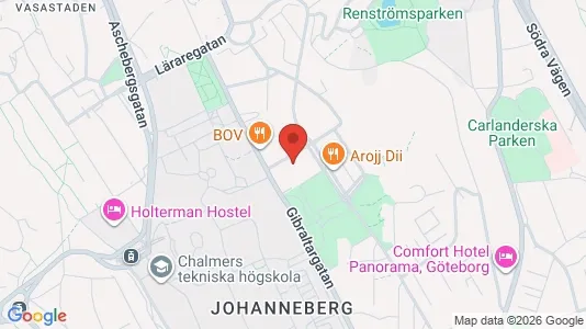 Apartments for rent i Johanneberg - kort over placeringen