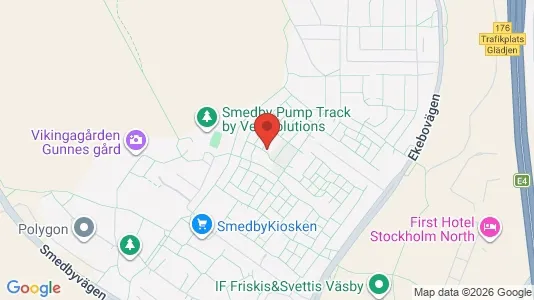 Apartments for rent i Upplands Väsby - kort over placeringen