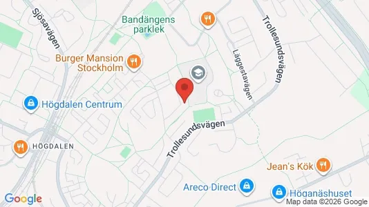 Apartments for rent i Stockholm South - kort over placeringen