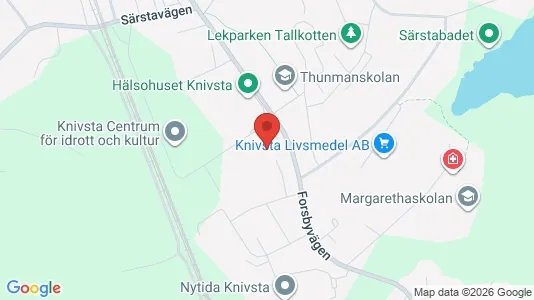Apartments for rent i Knivsta - kort over placeringen