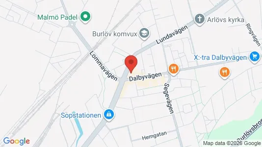 Apartments for rent i Burlöv - kort over placeringen