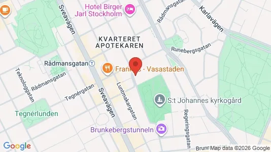 Apartments for rent i Stockholm City - kort over placeringen