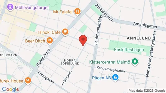 Apartments for rent i Sofielund - kort over placeringen
