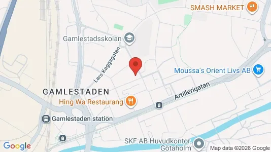 Apartments for rent i Gothenburg East - kort over placeringen
