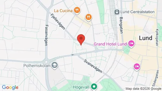 Apartments for rent i Lund - kort over placeringen