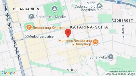 Apartments for rent i Södermalm - kort over placeringen