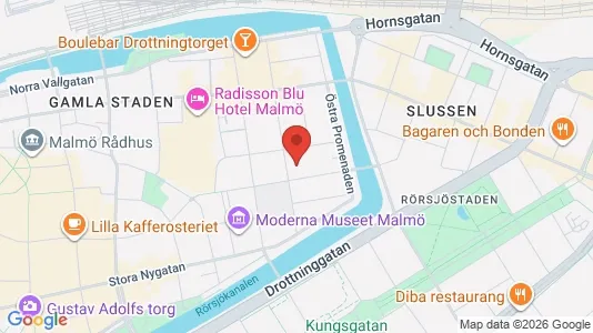 Apartments for rent i Malmö City - kort over placeringen