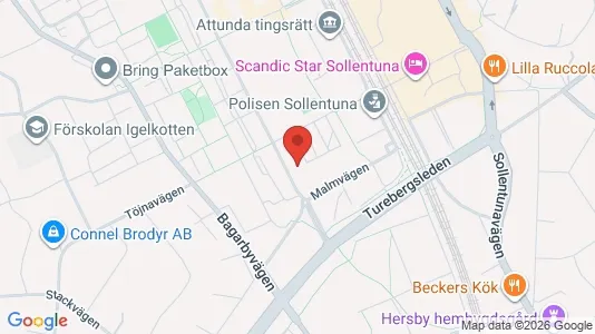 Apartments for rent i Sollentuna - kort over placeringen