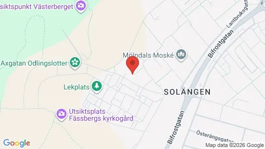 Apartments for rent i Mölndal - kort over placeringen