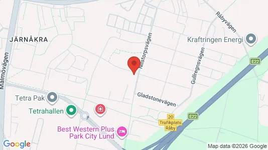 Apartments for rent i Lund - kort over placeringen