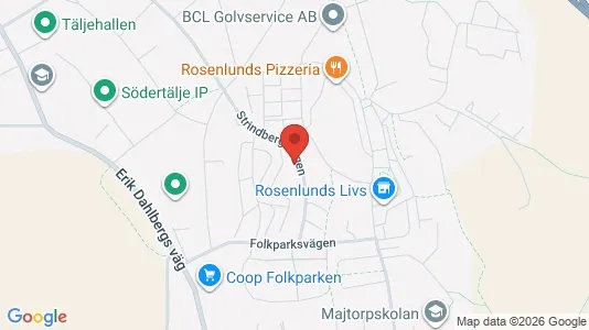 Apartments for rent i Södertälje - kort over placeringen