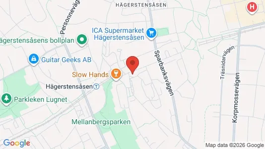 Apartments for rent i Stockholm South - kort over placeringen
