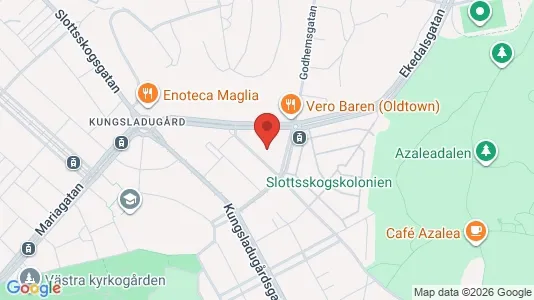 Apartments for rent i Majorna-Linné - kort over placeringen