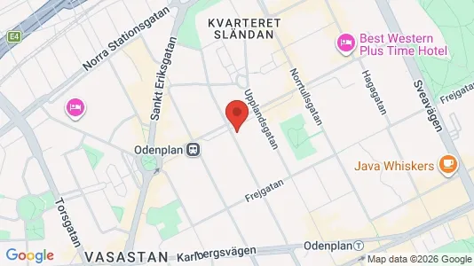 Apartments for rent i Vasastan - kort over placeringen