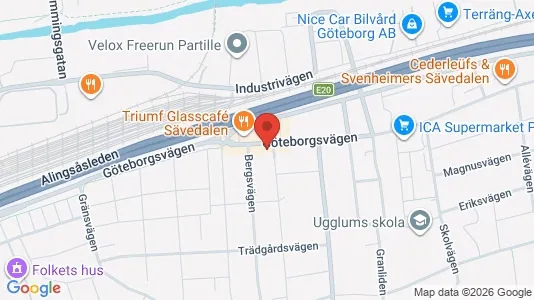 Apartments for rent i Partille - kort over placeringen