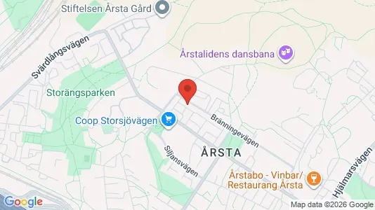 Apartments for rent i Hammarbyhamnen - kort over placeringen