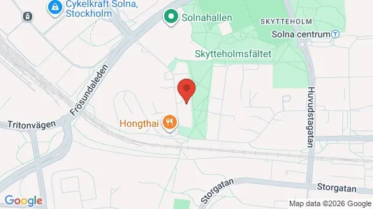Apartments for rent i Solna - kort over placeringen
