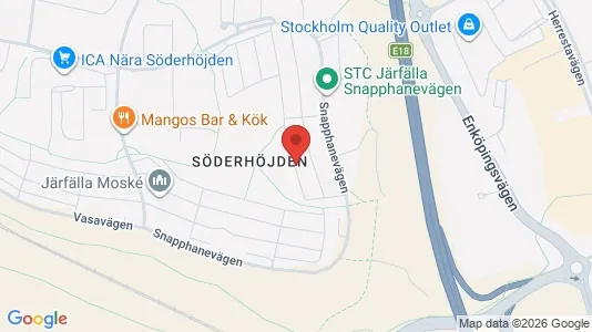 Apartments for rent i Järfälla - kort over placeringen