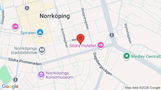 Apartments for rent i Norrköping - kort over placeringen