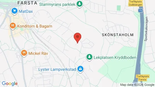 Apartments for rent i Stockholm South - kort over placeringen