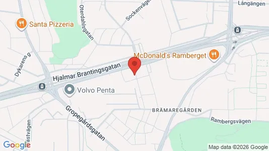 Apartments for rent i Lundby - kort over placeringen