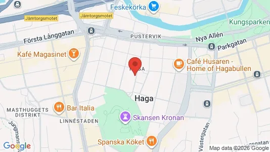 Apartments for rent i Gothenburg City Centre - kort over placeringen