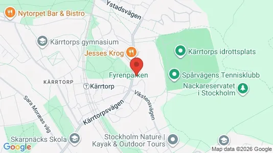 Apartments for rent i Stockholm South - kort over placeringen