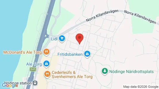 Apartments for rent i Ale - kort over placeringen