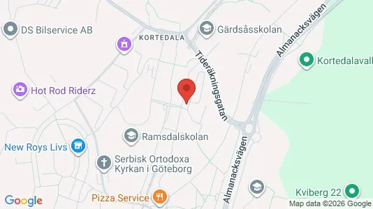 Apartments for rent i Gothenburg East - kort over placeringen