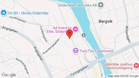 Apartments for rent i Södertälje - kort over placeringen